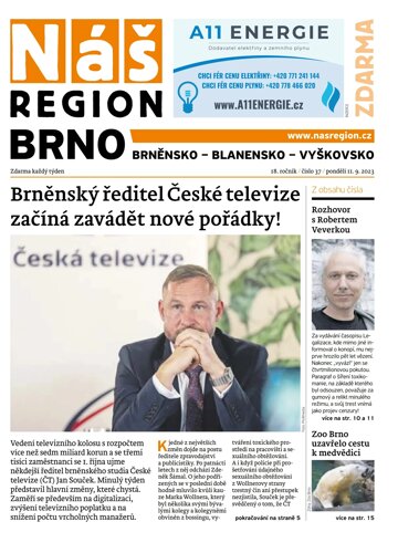 Obálka e-magazínu Náš Region - Brno 37/2023