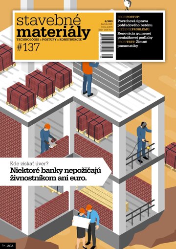 Obálka e-magazínu Stavebné materiály 6/2023