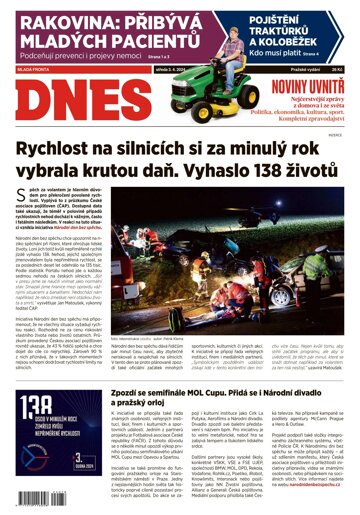 Obálka e-magazínu MF Dnes 3.4.2024