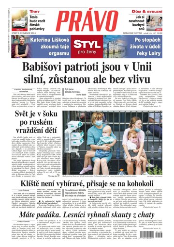 Obálka e-magazínu Deník Právo 9.7.2024
