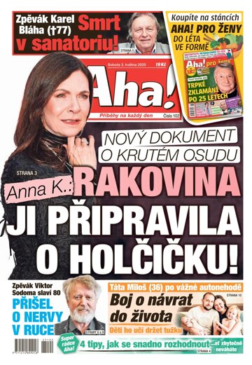 Obálka e-magazínu AHA! 3.5.2025