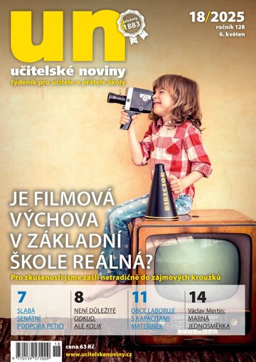Obálka e-magazínu Učitelské noviny 18/2025