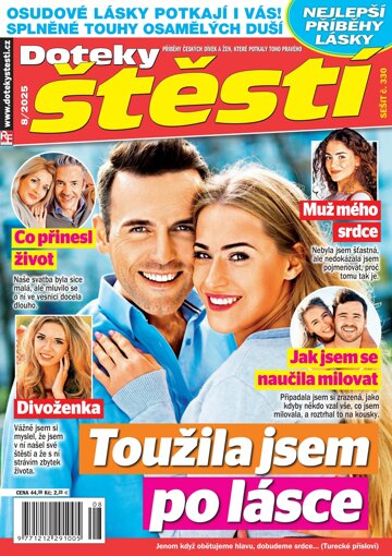 Obálka e-magazínu Doteky štěstí 8/2025