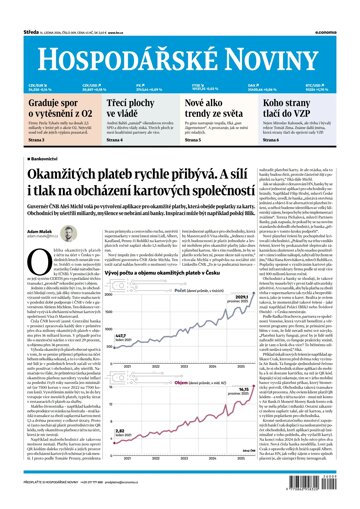 Obálka e-magazínu Hospodářské noviny 009 - 14.1.2026
