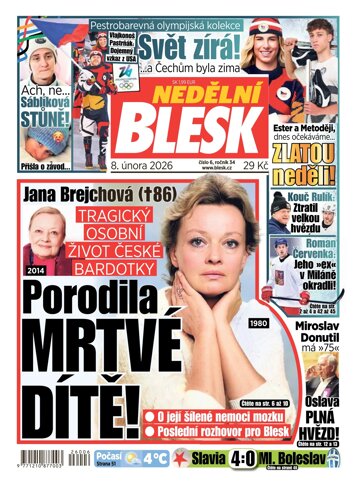 Obálka e-magazínu Nedělní Blesk 8.2.2026