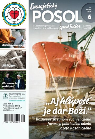 Obálka e-magazínu Evanjelický posol spod Tatier 6/2026