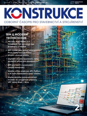 Obálka e-magazínu Konstrukce 2/2026