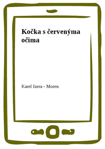 Obálka knihy Kočka s červenýma očima