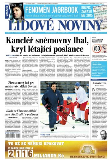 Obálka e-magazínu Lidové noviny 30.4.2015