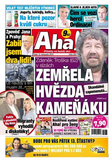 Obálka e-magazínu AHA! 13.11.2015
