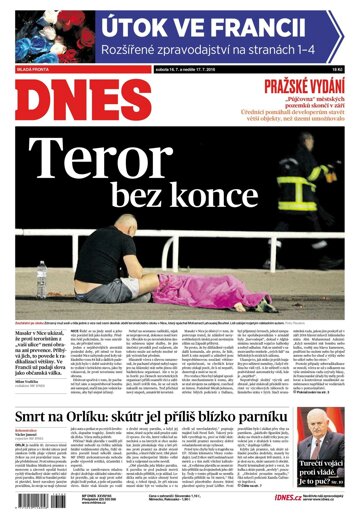 Obálka e-magazínu MF Dnes 16.7.2016