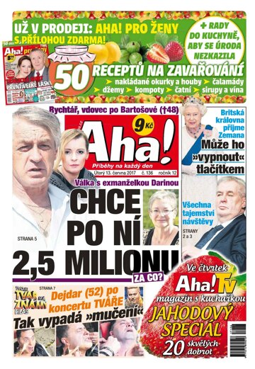 Obálka e-magazínu AHA! 13.6.2017