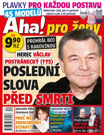 Obálka e-magazínu AHA! pro ženy 20/2019