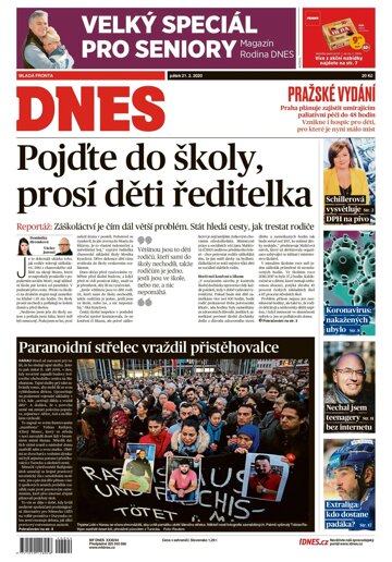 Obálka e-magazínu MF Dnes 21.2.2020