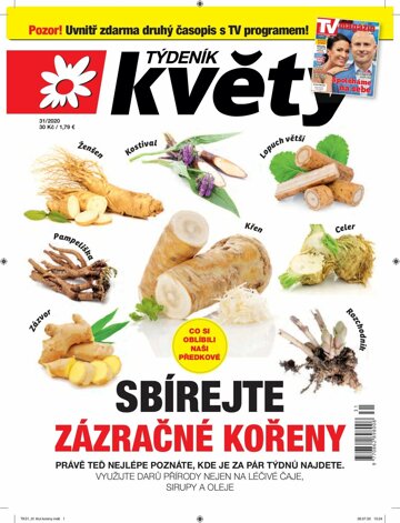 Obálka e-magazínu Týdeník Květy 31/2020