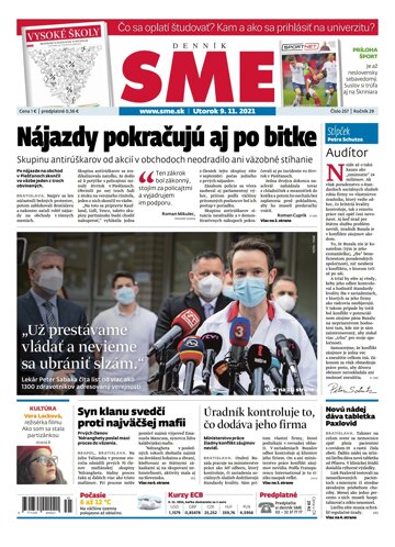 Obálka e-magazínu SME 9-11-2021