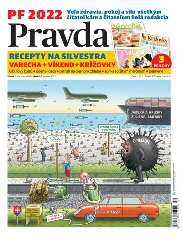Obálka e-magazínu Pravda 31. 12. 2021
