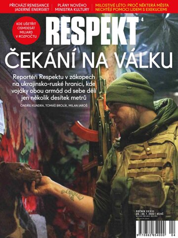 Obálka e-magazínu Respekt 4/2022