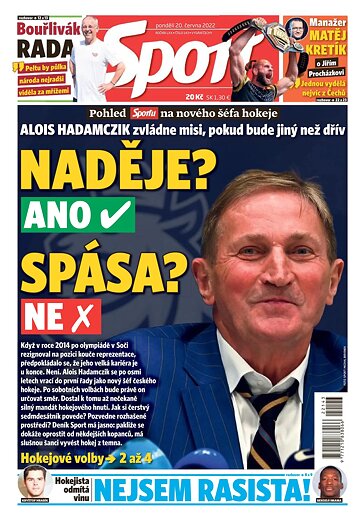 Obálka e-magazínu Sport 20.6.2022