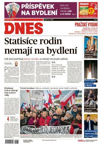 Obálka e-magazínu MF Dnes 18.11.2022