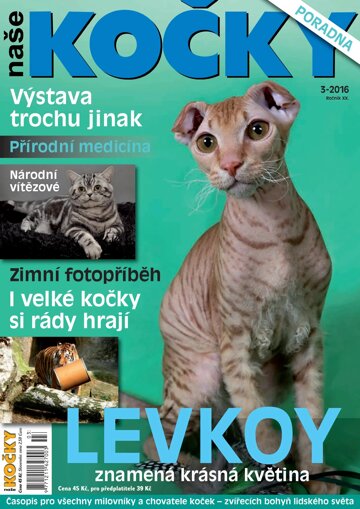 Obálka e-magazínu Naše kočky 3/2016