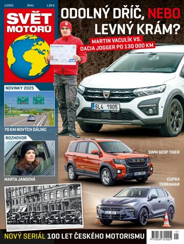 Obálka e-magazínu Svět motorů 1/2025