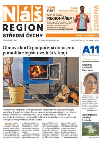 Obálka e-magazínu Náš Region - Střední Čechy 30/2025
