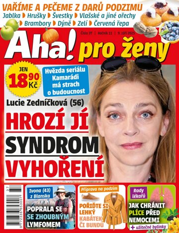 Obálka e-magazínu AHA! pro ženy 37/2025