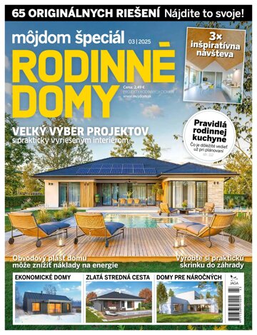 Obálka e-magazínu Môj dom špeciál 3/2025