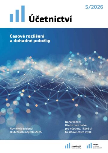 Obálka e-magazínu Účetnictví 5/2026