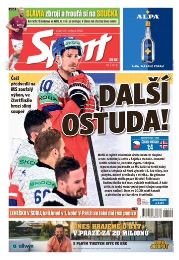 Obálka e-magazínu Sport 26.5.2026