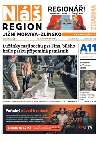 Obálka e-magazínu Náš Region - Jižní Morava/Zlínsko 43/2026