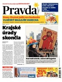 Obálka e-magazínu Pravda 13.4.2012