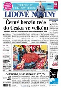 Obálka e-magazínu Lidové noviny 7.10.2013