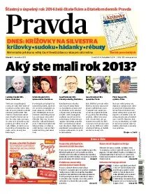 Obálka e-magazínu Pravda 31.12.2013