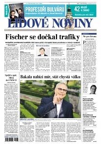Obálka e-magazínu Lidové noviny 4.4.2014