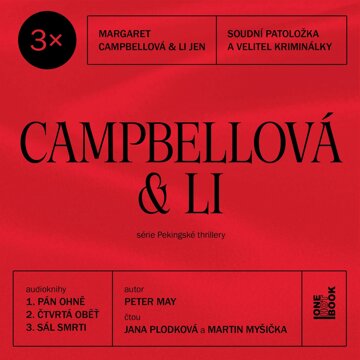 Obálka audioknihy 3x Campbellová & Li #1