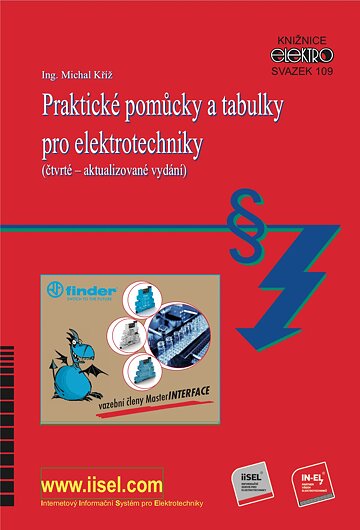 Obálka knihy Praktické pomůcky a tabulky pro elektrotechniky