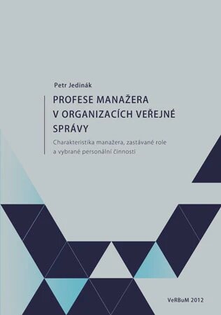 Obálka knihy Profese manažera v organizacích veřejné správy