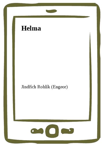 Obálka knihy Helma