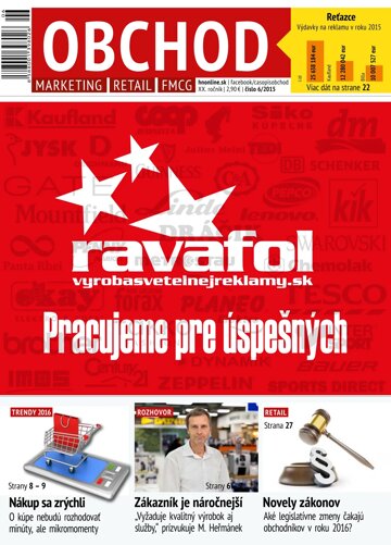 Obálka e-magazínu Obchod 11-12/2015