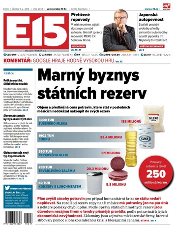 Obálka e-magazínu E15 4.2.2016