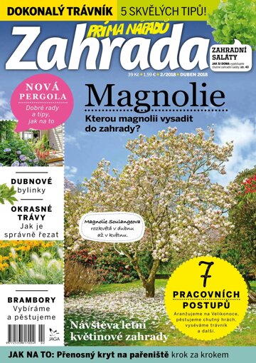 Obálka e-magazínu Zahrada prima nápadů 2/2018