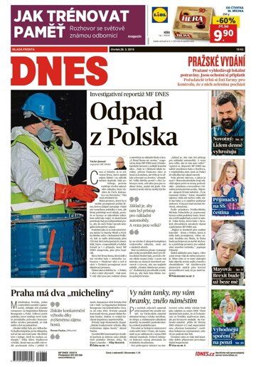 Obálka e-magazínu MF Dnes 28.3.2019