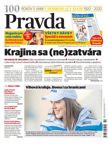 Obálka e-magazínu Pravda 17. 12. 2020