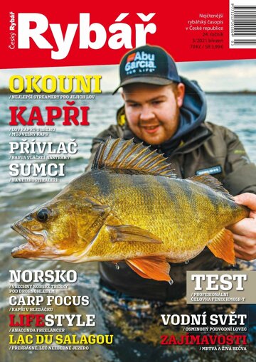 Obálka e-magazínu Český rybář 3/2021