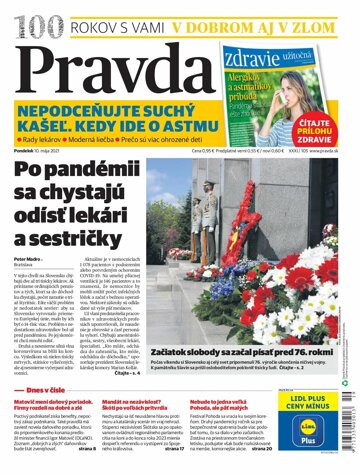 Obálka e-magazínu Pravda 10. 5. 2021