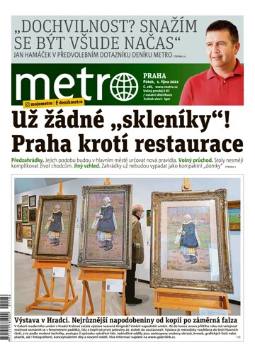 Obálka e-magazínu deník METRO 1.10.2021