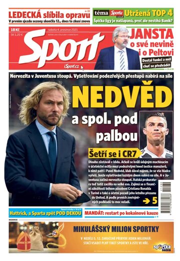 Obálka e-magazínu Sport 4.12.2021
