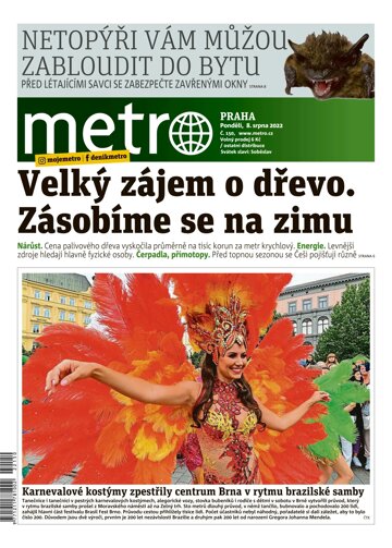 Obálka e-magazínu deník METRO 8.8.2022